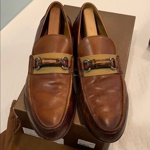 Men’s brown Gucci loafers size 10 1/2